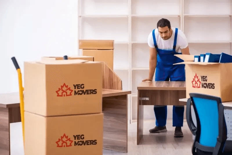 Our YEG Edmonton Movers in action, ready to accommodate your apartment moving needs.